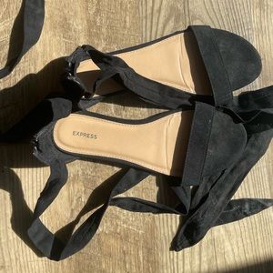 Express Ankle Wrap Flats